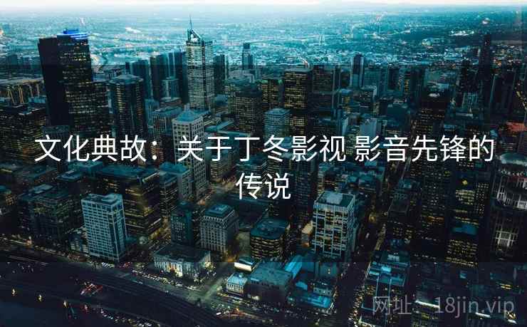 文化典故：关于丁冬影视 影音先锋的传说  第1张