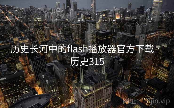 历史长河中的flash播放器官方下载 · 历史315  第2张